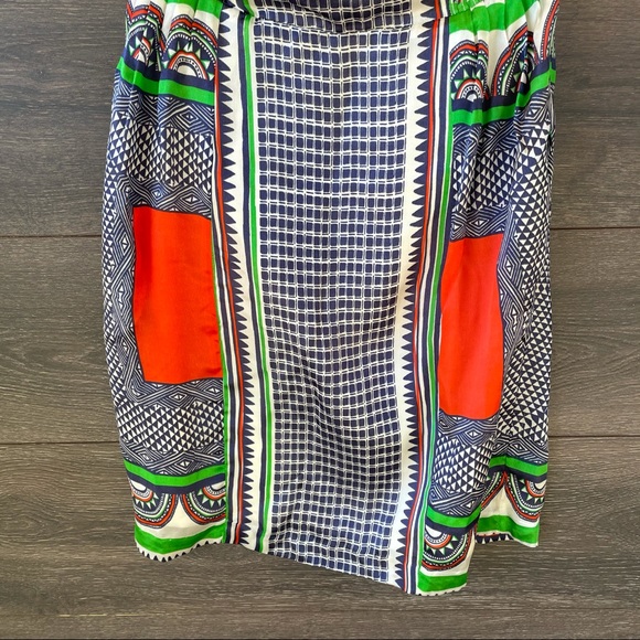 LINE & DOT | Anthro Silk Boho Strapless Mini Dress - Picture 4 of 9